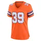 Game Orange Women's Levi Wallace Denver Broncos Alternate Mile High Collection 1977 Throwback Jersey