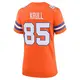 Game Orange Women's Lucas Krull Denver Broncos Alternate Mile High Collection 1977 Throwback Jersey