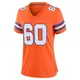 Game Orange Women's Luke Wattenberg Denver Broncos Alternate Mile High Collection 1977 Throwback Jersey