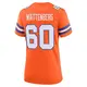 Game Orange Women's Luke Wattenberg Denver Broncos Alternate Mile High Collection 1977 Throwback Jersey