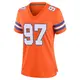 Game Orange Women's Malcolm Roach Denver Broncos Alternate Mile High Collection 1977 Throwback Jersey