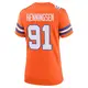 Game Orange Women's Matt Henningsen Denver Broncos Alternate Mile High Collection 1977 Throwback Jersey