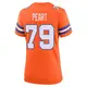 Game Orange Women's Matt Peart Denver Broncos Alternate Mile High Collection 1977 Throwback Jersey