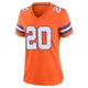 Game Orange Women's Michael Burton Denver Broncos Alternate Mile High Collection 1977 Throwback Jersey