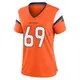 Game Orange Women's Mike McGlinchey Denver Broncos Jersey