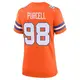 Game Orange Women's Mike Purcell Denver Broncos Alternate Mile High Collection 1977 Throwback Jersey