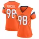 Game Orange Women's Mike Purcell Denver Broncos Jersey