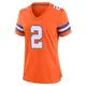 Game Orange Women's Pat Surtain II Denver Broncos Alternate Mile High Collection 1977 Throwback Jersey