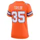 Game Orange Women's Reese Taylor Denver Broncos Alternate Mile High Collection 1977 Throwback Jersey