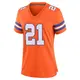 Game Orange Women's Riley Moss Denver Broncos Alternate Mile High Collection 1977 Throwback Jersey