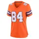 Game Orange Women's Shannon Sharpe Denver Broncos Alternate Mile High Collection 1977 Throwback Jersey