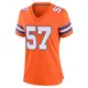 Game Orange Women's Tom Jackson Denver Broncos Alternate Mile High Collection 1977 Throwback Jersey