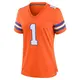 Game Orange Women's Tremon Smith Denver Broncos Alternate Mile High Collection 1977 Throwback Jersey