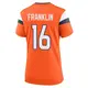 Game Orange Women's Troy Franklin Denver Broncos Jersey