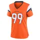 Game Orange Women's Zach Allen Denver Broncos Jersey