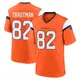 Game Orange Youth Adam Trautman Denver Broncos Jersey