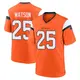 Game Orange Youth Blake Watson Denver Broncos Jersey