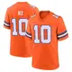 Game Orange Youth Bo Nix Denver Broncos Alternate Mile High Collection 1977 Throwback Jersey