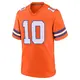 Game Orange Youth Bo Nix Denver Broncos Alternate Mile High Collection 1977 Throwback Jersey