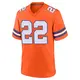 Game Orange Youth Brandon Jones Denver Broncos Alternate Mile High Collection 1977 Throwback Jersey