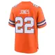 Game Orange Youth Brandon Jones Denver Broncos Alternate Mile High Collection 1977 Throwback Jersey