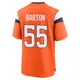 Game Orange Youth Cody Barton Denver Broncos Jersey