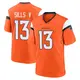 Game Orange Youth David Sills V Denver Broncos Jersey