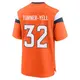 Game Orange Youth Delarrin Turner-Yell Denver Broncos Jersey