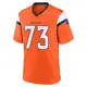 Game Orange Youth Frank Crum Denver Broncos Jersey