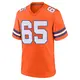 Game Orange Youth Gary Zimmerman Denver Broncos Alternate Mile High Collection 1977 Throwback Jersey