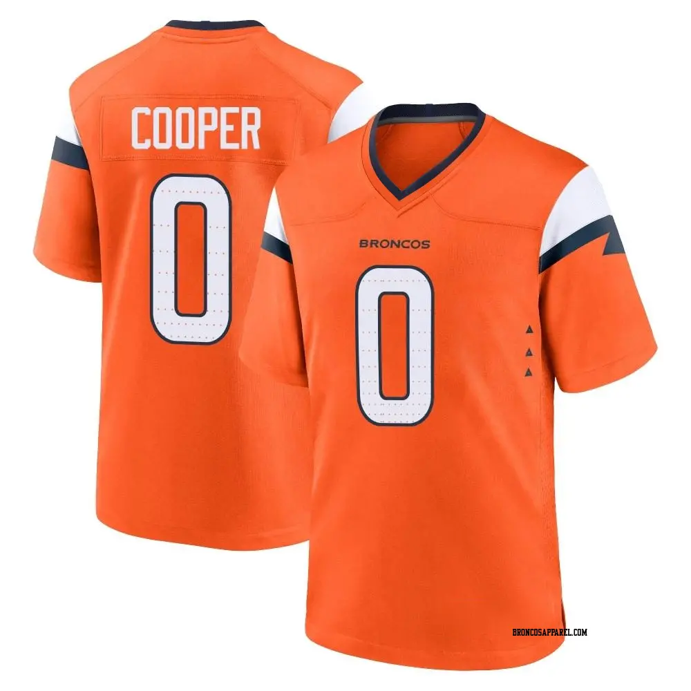 Game Orange Youth Jonathon Cooper Denver Broncos Jersey