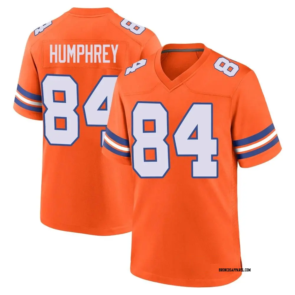 Game Orange Youth Lil'Jordan Humphrey Denver Broncos Alternate Mile High Collection 1977 Throwback Jersey