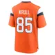 Game Orange Youth Lucas Krull Denver Broncos Jersey