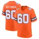 Game Orange Youth Luke Wattenberg Denver Broncos Alternate Mile High Collection 1977 Throwback Jersey