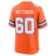 Game Orange Youth Luke Wattenberg Denver Broncos Alternate Mile High Collection 1977 Throwback Jersey