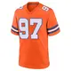 Game Orange Youth Malcolm Roach Denver Broncos Alternate Mile High Collection 1977 Throwback Jersey