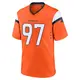 Game Orange Youth Malcolm Roach Denver Broncos Jersey