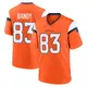 Game Orange Youth Michael Bandy Denver Broncos Jersey