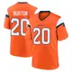 Game Orange Youth Michael Burton Denver Broncos Jersey