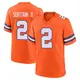 Game Orange Youth Pat Surtain II Denver Broncos Alternate Mile High Collection 1977 Throwback Jersey