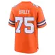 Game Orange Youth Quinn Bailey Denver Broncos Alternate Mile High Collection 1977 Throwback Jersey