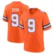 Game Orange Youth Riley Dixon Denver Broncos Alternate Mile High Collection 1977 Throwback Jersey