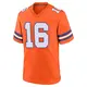 Game Orange Youth Troy Franklin Denver Broncos Alternate Mile High Collection 1977 Throwback Jersey