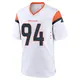 Game White Men's Aaron Patrick Denver Broncos 2nd Jersey