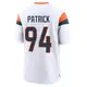 Game White Men's Aaron Patrick Denver Broncos 2nd Jersey