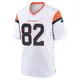 Game White Men's Adam Trautman Denver Broncos 2nd Jersey