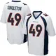 Game White Men's Alex Singleton Denver Broncos Jersey