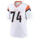 Game White Men's Ben Powers Denver Broncos 2nd Jersey