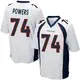 Game White Men's Ben Powers Denver Broncos Jersey