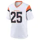 Game White Men's Blake Watson Denver Broncos 2nd Jersey